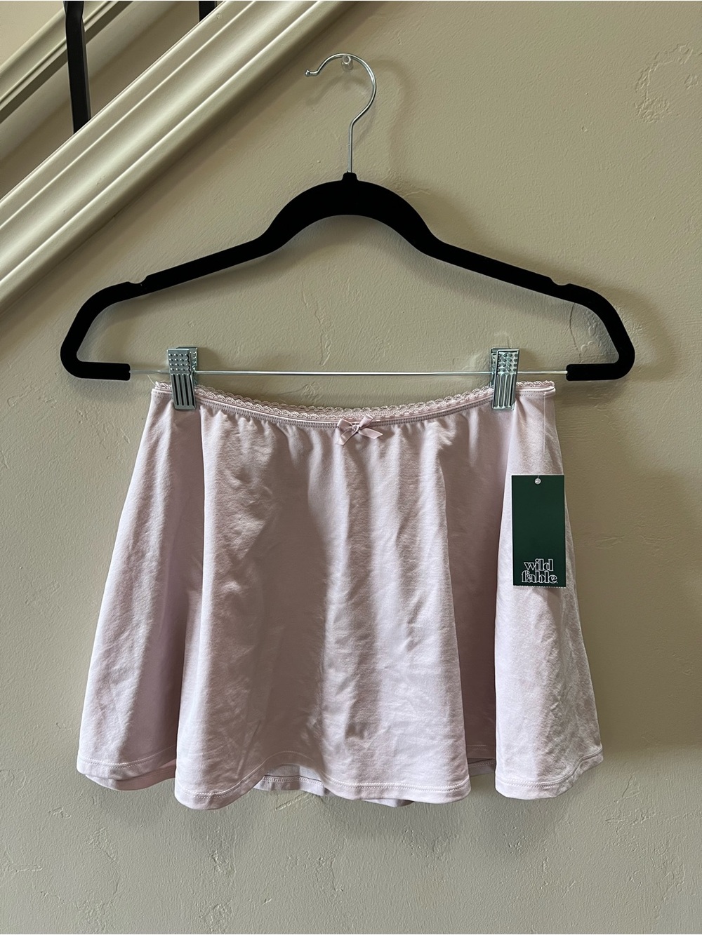 wild fable Pink Circle Skirt with Bow Waist